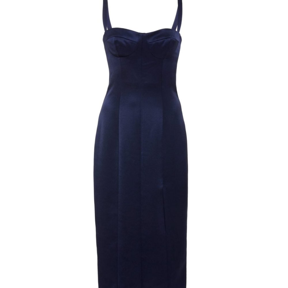 Alexis Navy YATES MIDI Cocktail Dress